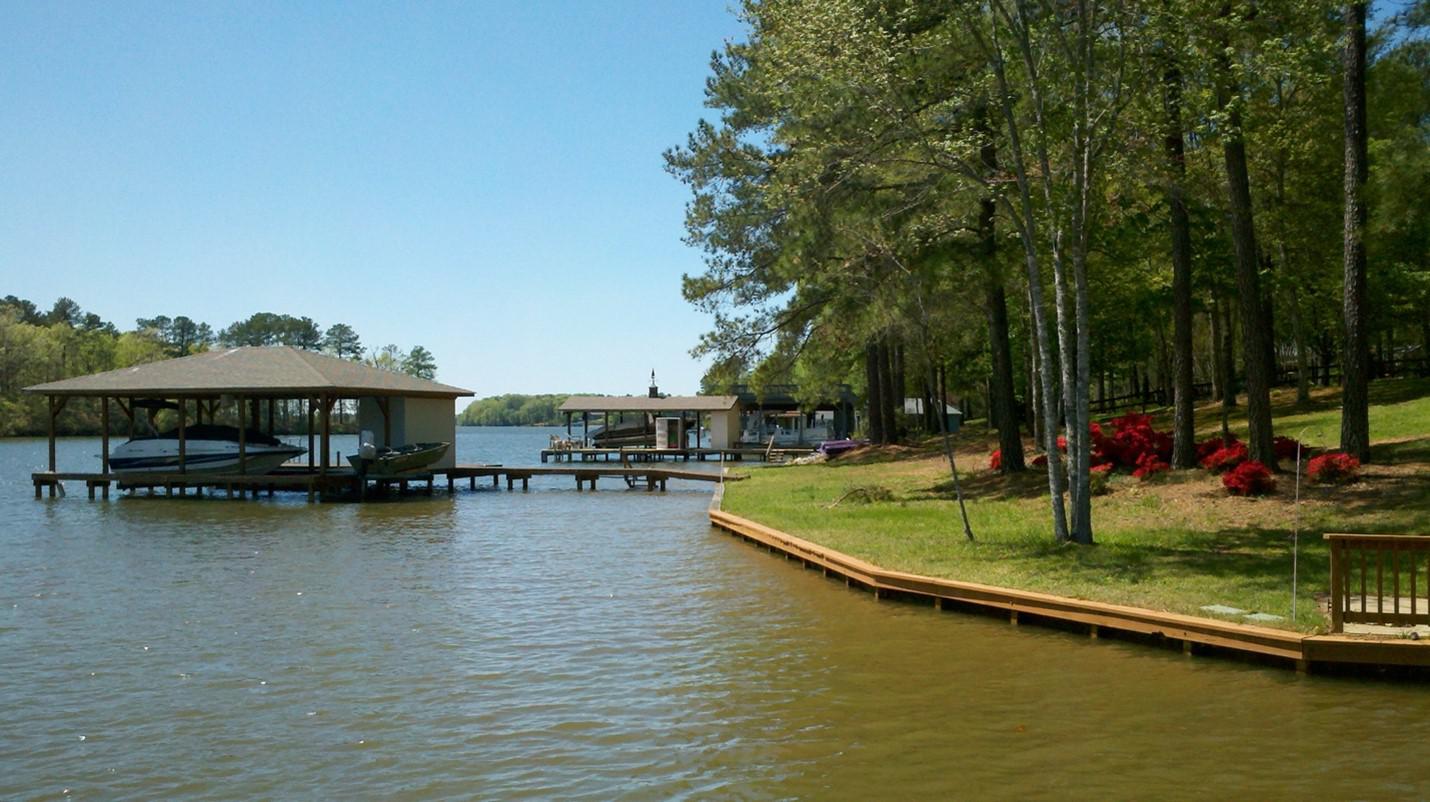 A dock on the water