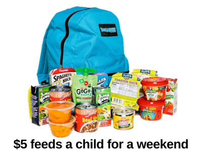 Backpack food drive