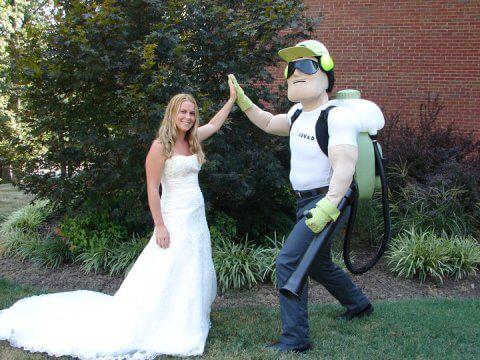 Dread Skeeter of Mosquito Squad of Mt. Laurel says "I do" to mosquito control on your wedding day.