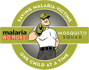 saving malaria victims one child at a time badge