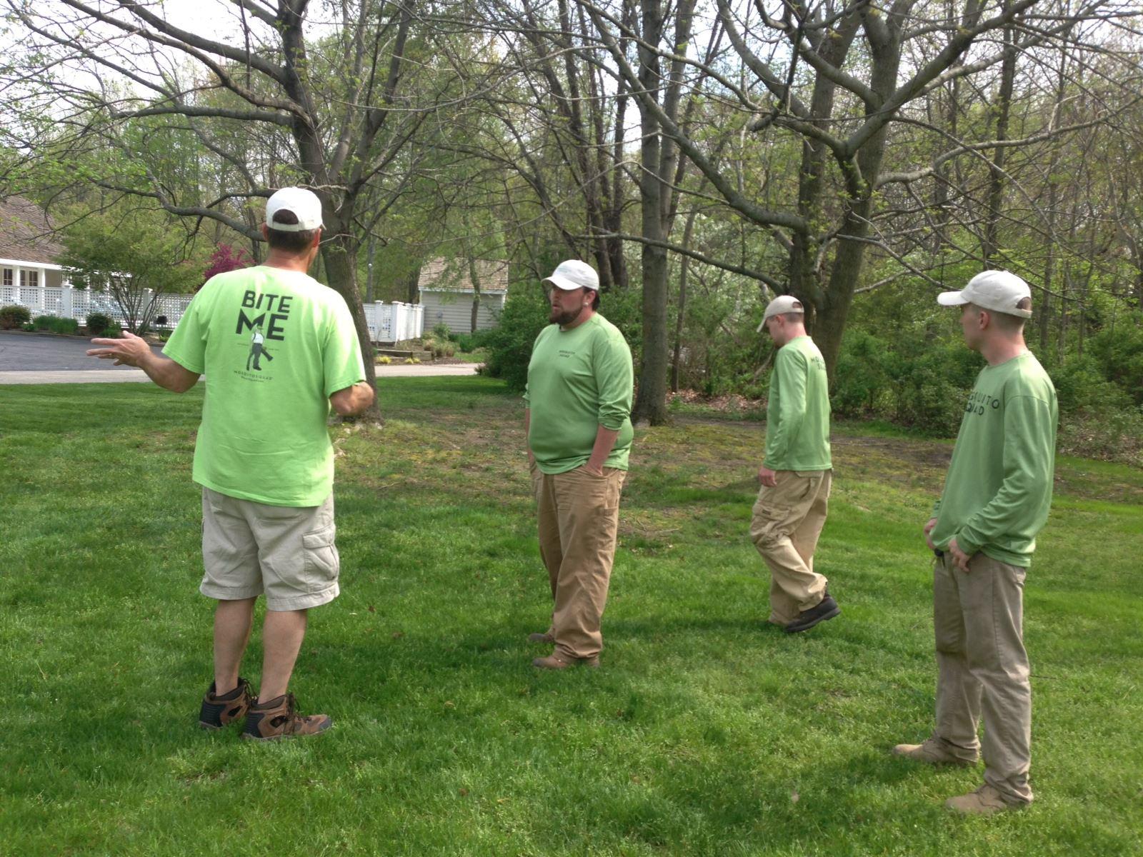 The Squad looking at spray zone in New Buffalo, MI.