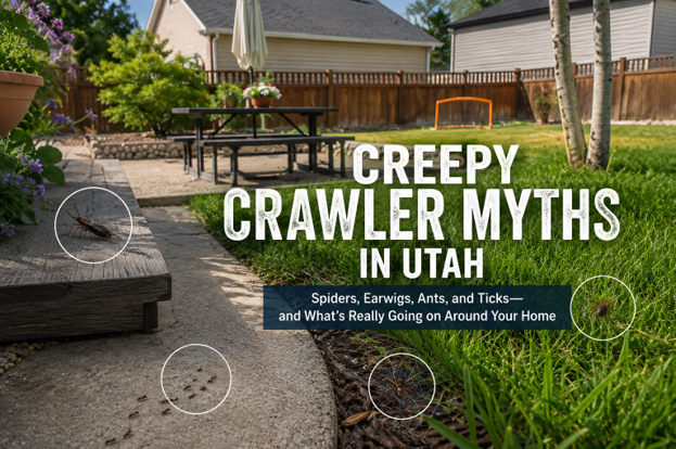 Creepy Crawler Myths in Utah: Spiders, Earwigs, Ants, and What’s Really Going on Around Your Home