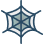 Spider web icon