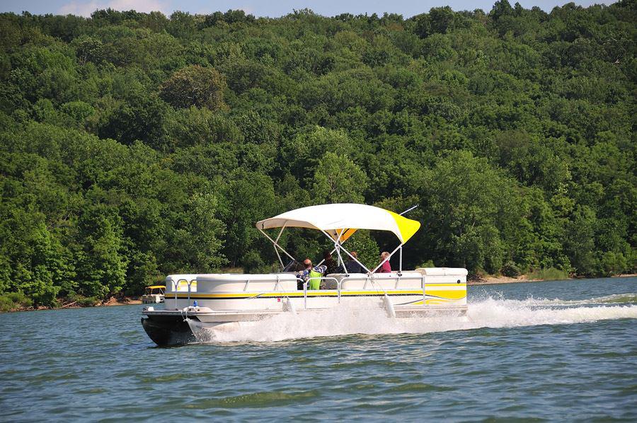 Boat on water in Wayzata